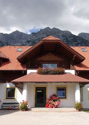 Holiday home exterior view, summer