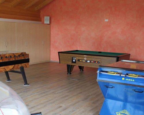 Playroom with play equipment