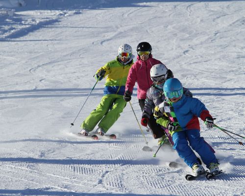 skiing Ramsau, family