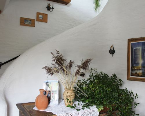stylish staircase in the holiday home