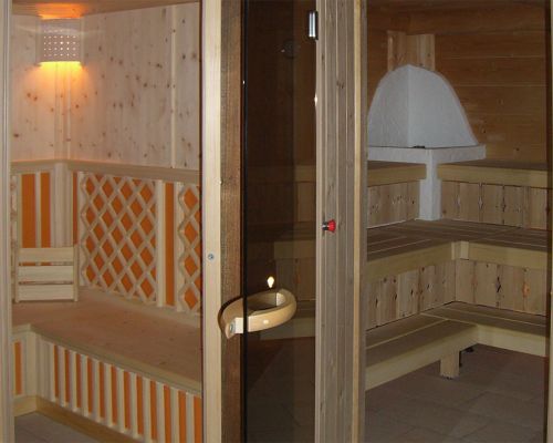 Wellnessbereich, Infrarot Kabine am Bio-Bauernhof Simonbauer mit Apartments, Ferienhaus, Penthaus und Zimmer in Ramsau am Dachstein