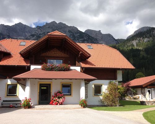 Holiday home exterior view, summer