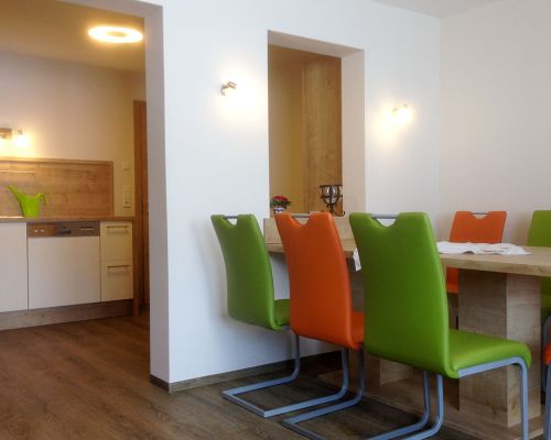dining area in the appartment